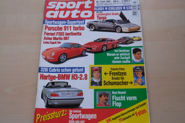 Deckblatt Sport Auto (07/1995)